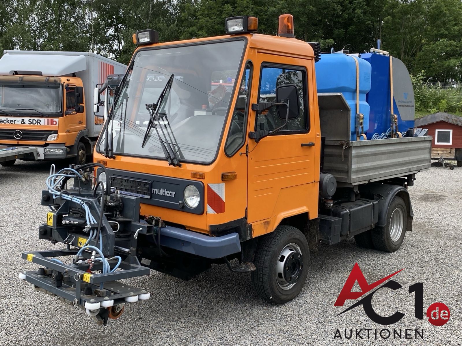Multicar M26 Allradkipper inkl. Wildkrautbeseitigungsgerät Heatweed High Serie 75/30